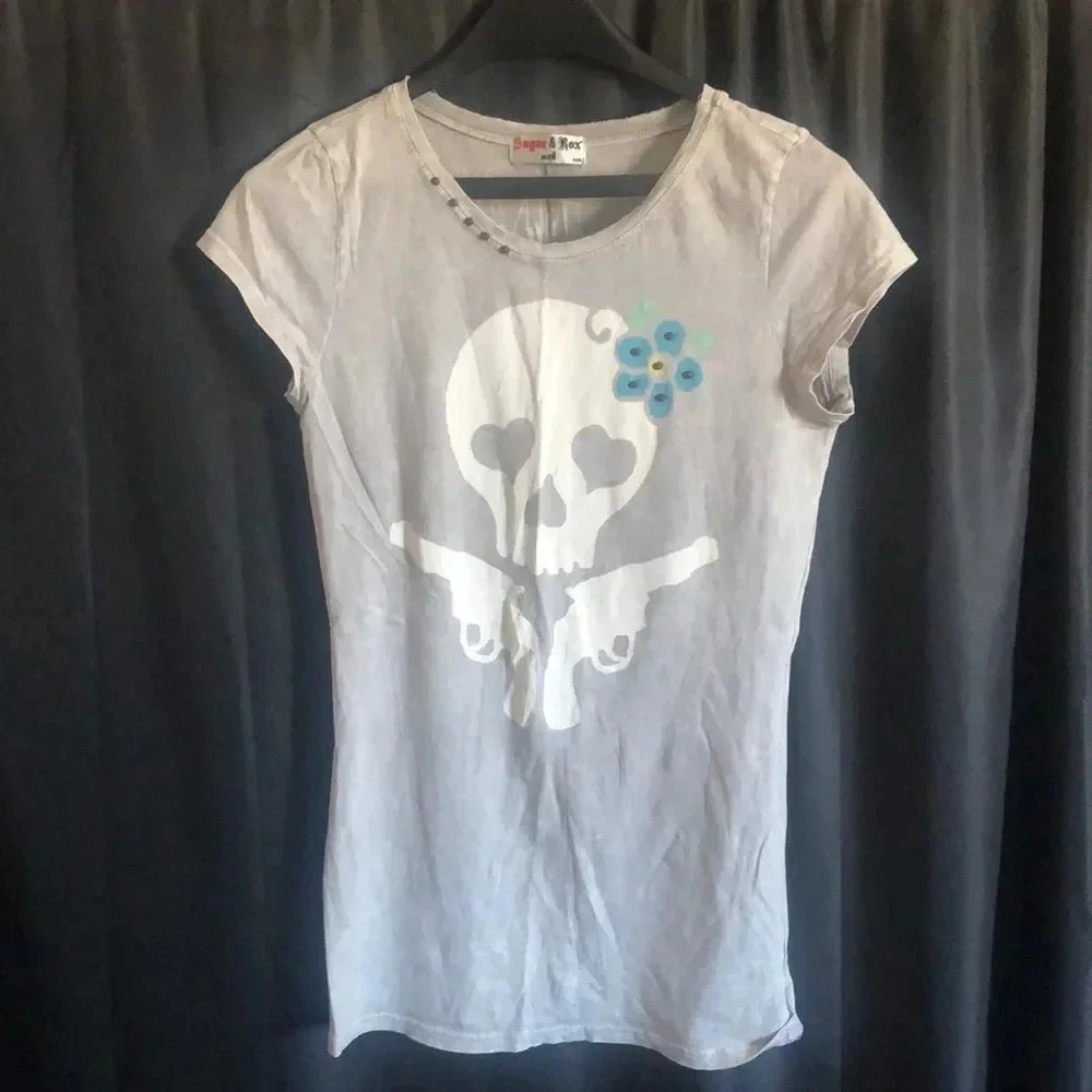 Skull with Guns Tee‎ M
